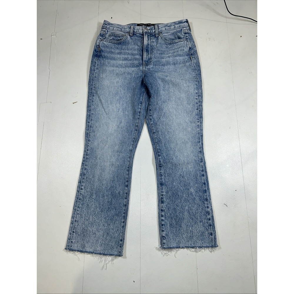 Veronica Beard Jeans Womens Sz 28 Carly‎ Kick Flare High Rise Raw Hem
